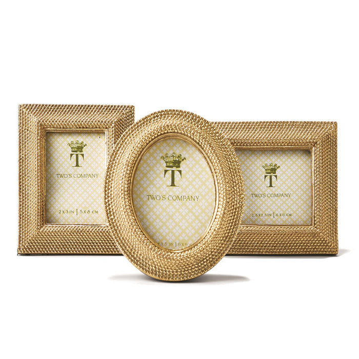 Tuileries Golden Dots Photo Frame, 3 Styles