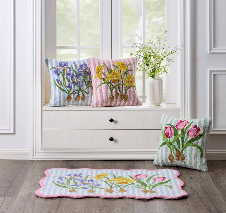 Pink Tulip Hook Pillow