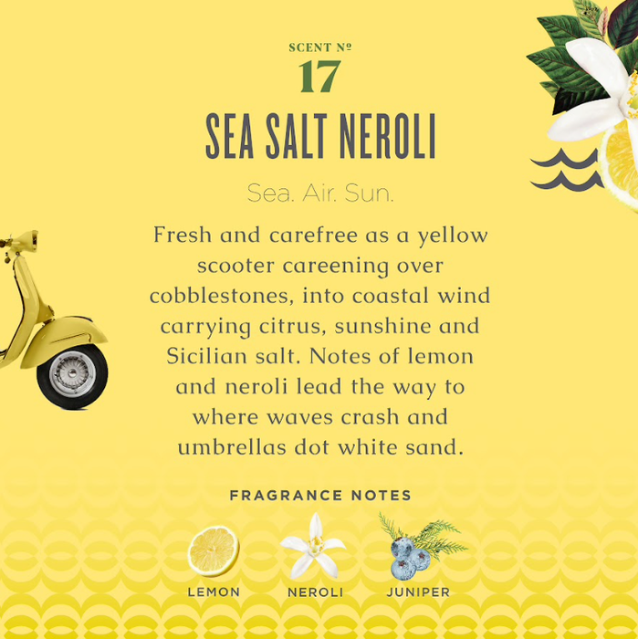 Sea Salt Neroli Linen & Room Spray with Soap Bark & Aloe