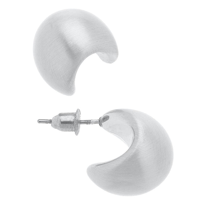 Icon Mini Tapered Puff Hoop Earrings
