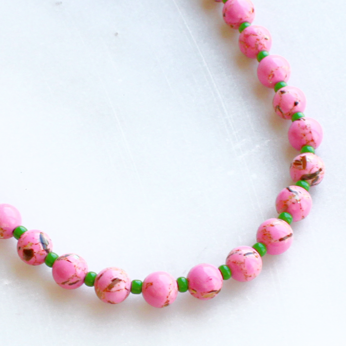 Necklace, Desert Bloom Lilac