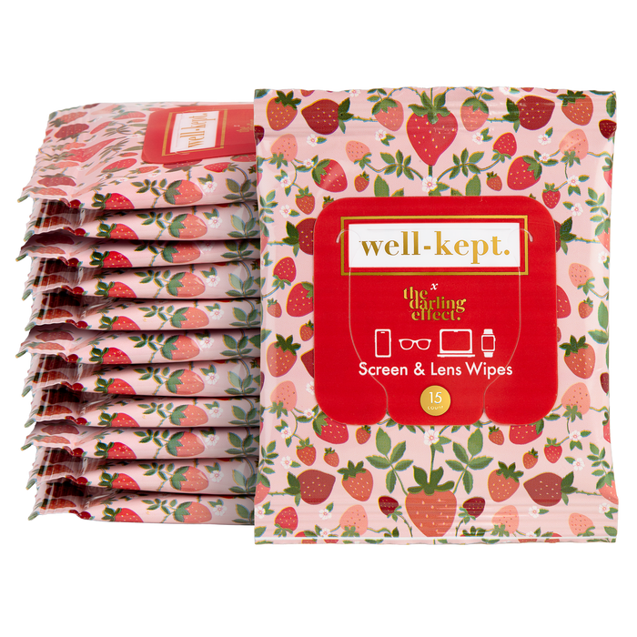 STRAWBERRY FIELDS SCREEN & LENS WIPES