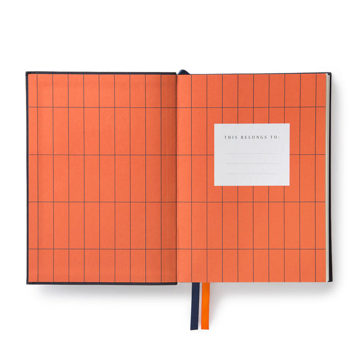 Navy Fabric Daily Planner
