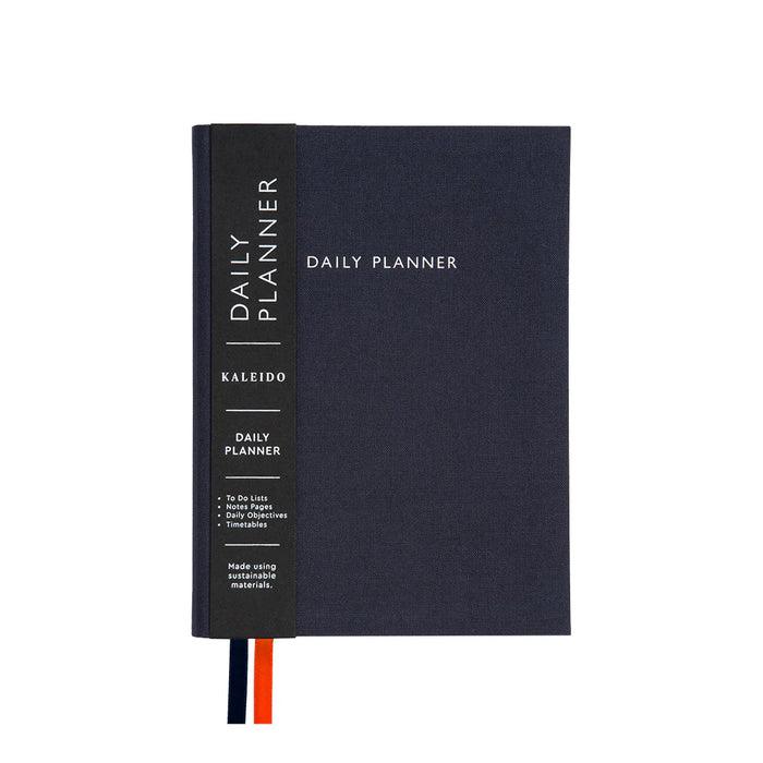 Navy Fabric Daily Planner