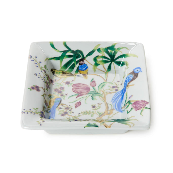 Decorative Ceramic Tray, Birds and Blossom