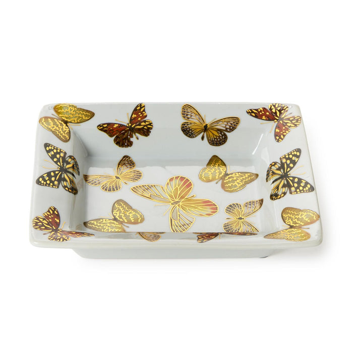 Decorative Ceramic Tray, Butterflies