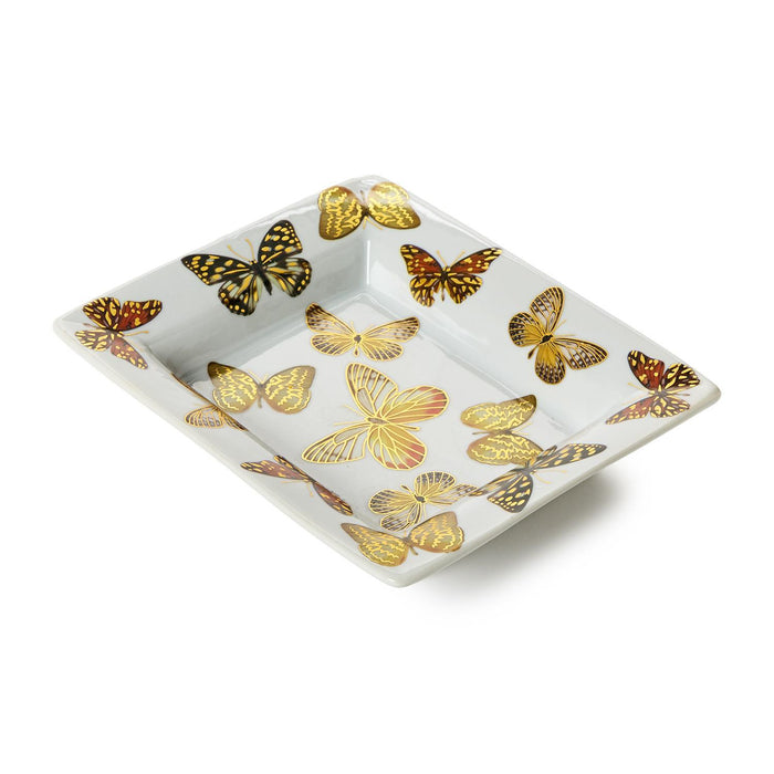 Decorative Ceramic Tray, Butterflies