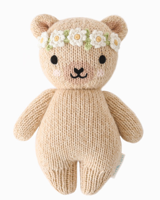 Cuddle + Kind Baby Honey Bear, Ivory Floral
