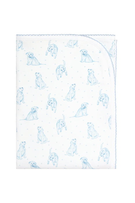 Blanket, Puppy Love, Blue