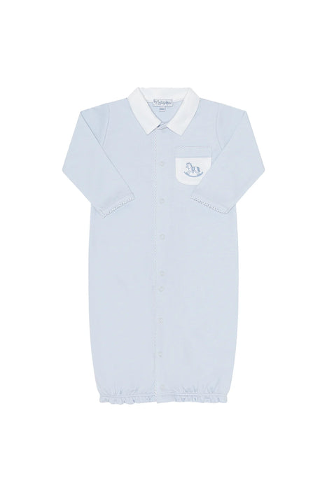 Converter Gown, Blue Rocking Horse