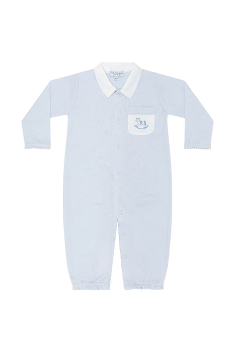 Converter Gown, Blue Rocking Horse