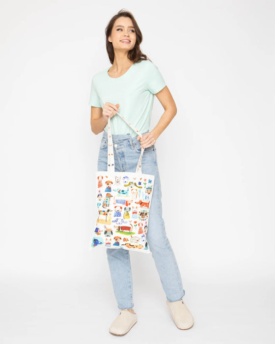 Tote Bag, Painted Dog