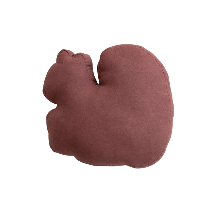 Squirrel Shaped Pillow with Tufted Tail