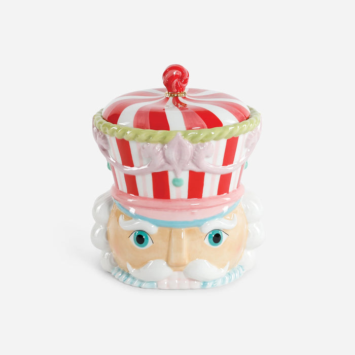 Nutcracker Ceramic Cookie Jar
