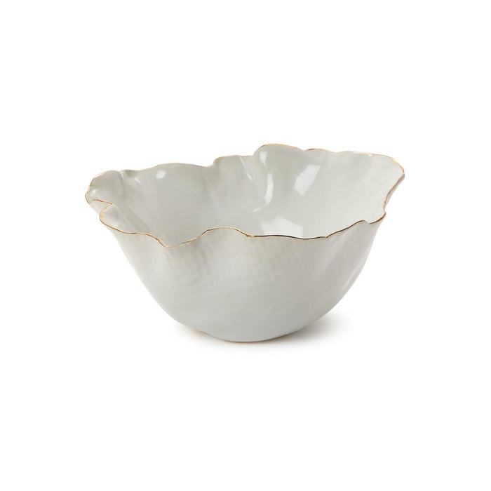 White Free Form Bowl