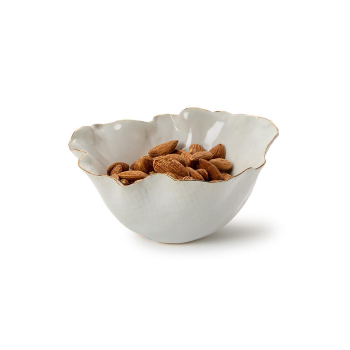 White Free Form Bowl