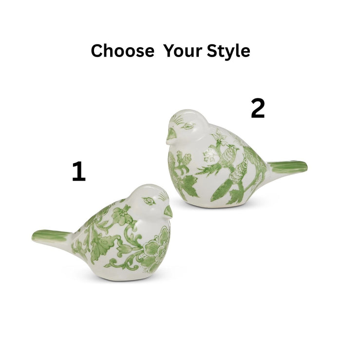 Green & White Bird, 2 Styles