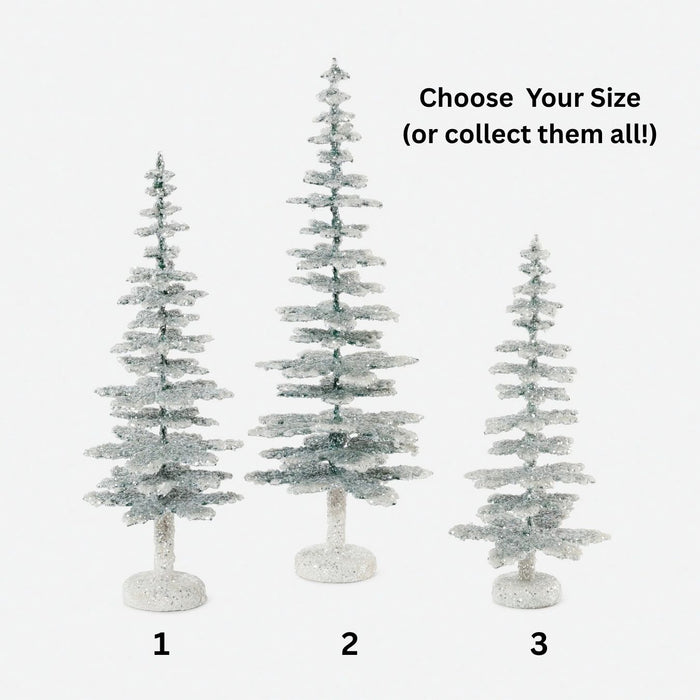 Glittered Tree, 3 Sizes