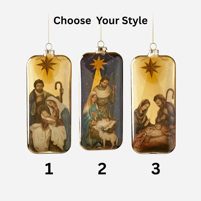 Nativity Ornament, 3 Styles
