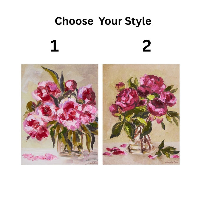 Art Print, Rosy Whispers, 2 Styles