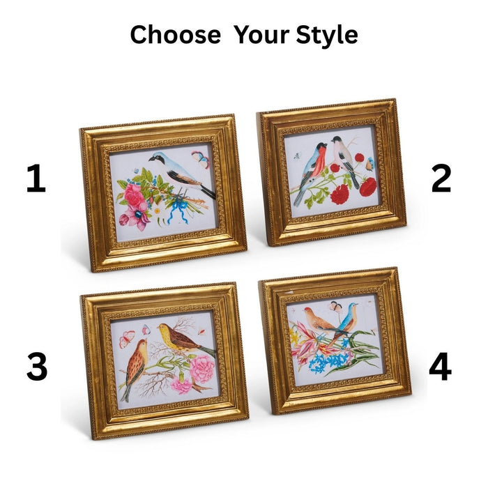 Art Print, Mini Spring Revival Birds, 4 Styles