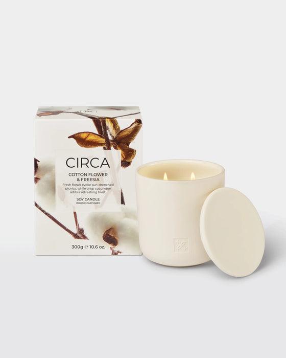 Candle, Cotton Flower & Freesia, 10.6 oz