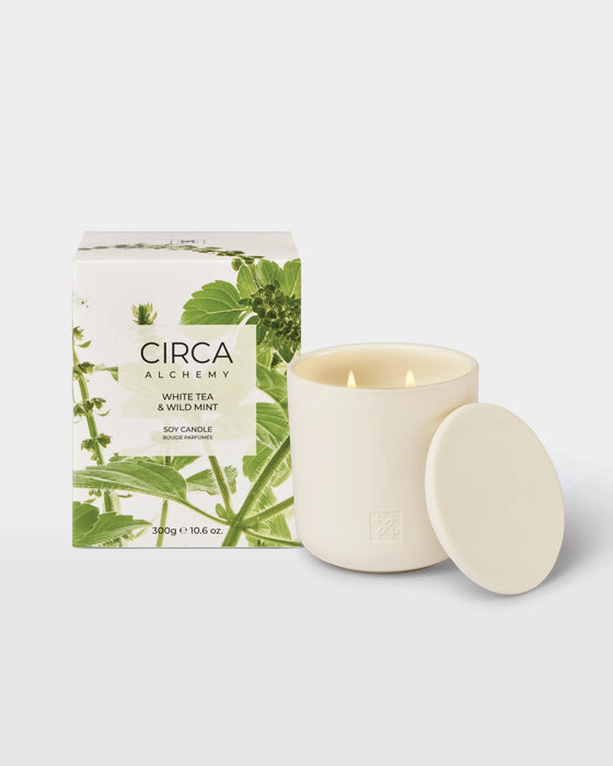 Candle, White Tea & Wild Mint, 10.6 oz