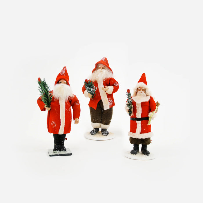Vintage Santa on Base, 3 Styles
