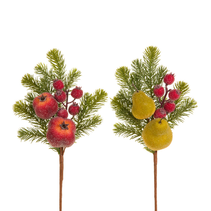 Iced Fruit and Greenery Spray, 2 Styles