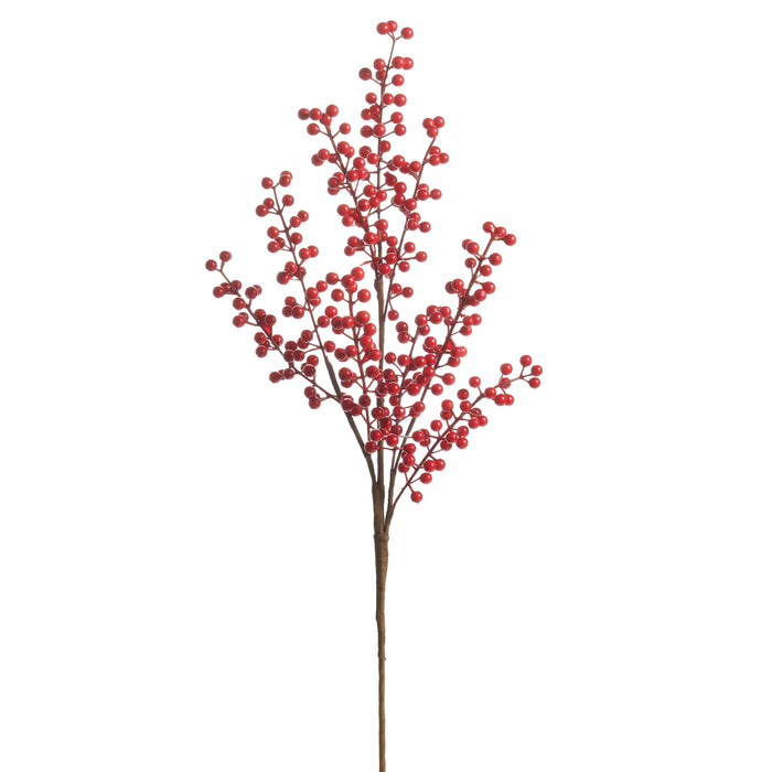 Red Berry Spray, 25"