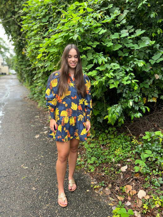 Ollie Dress, Maple Leaves