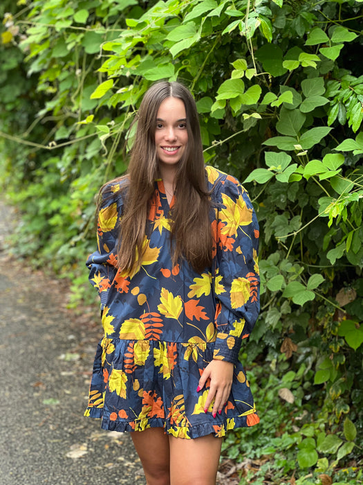 Ollie Dress, Maple Leaves