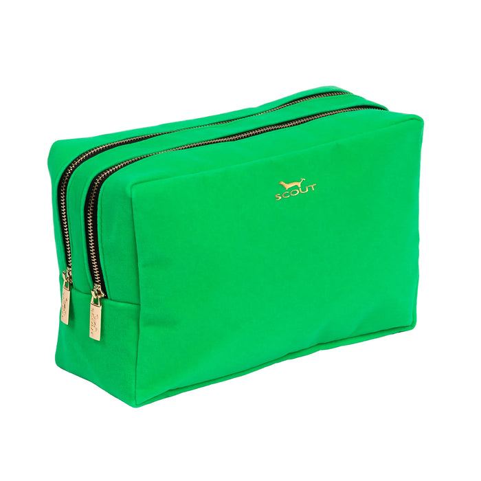Scout 2-Way Toiletry Bag, Green Velvet