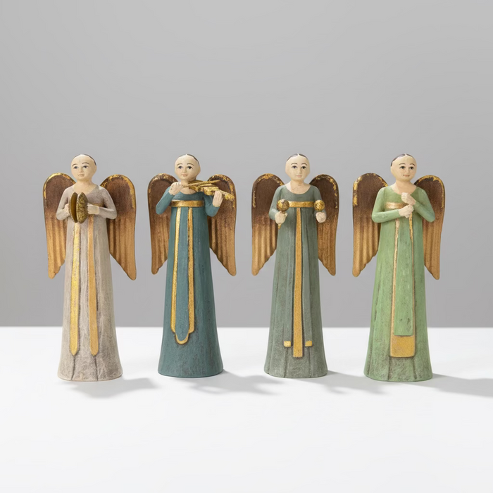 Rosette Angel Ornament, 4 Styles