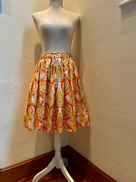 French Market Skirt, Short, Orange Julius