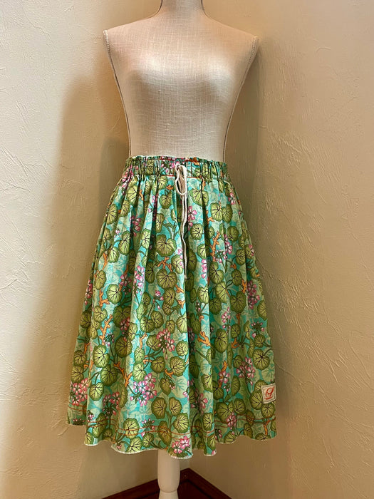 French Market Skirt, Short, Lily Pond