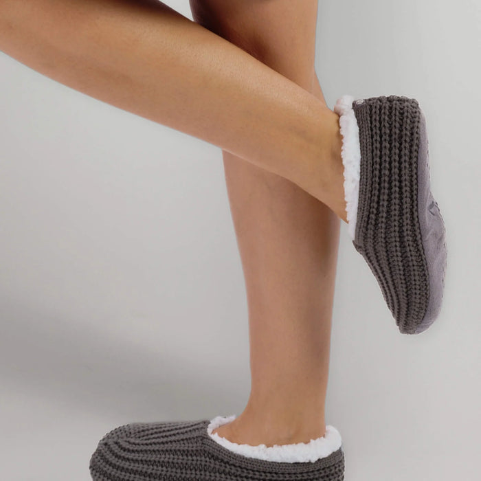 Knitted Footsies, Grey