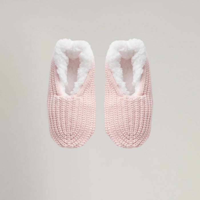Knitted Footsies, Pink