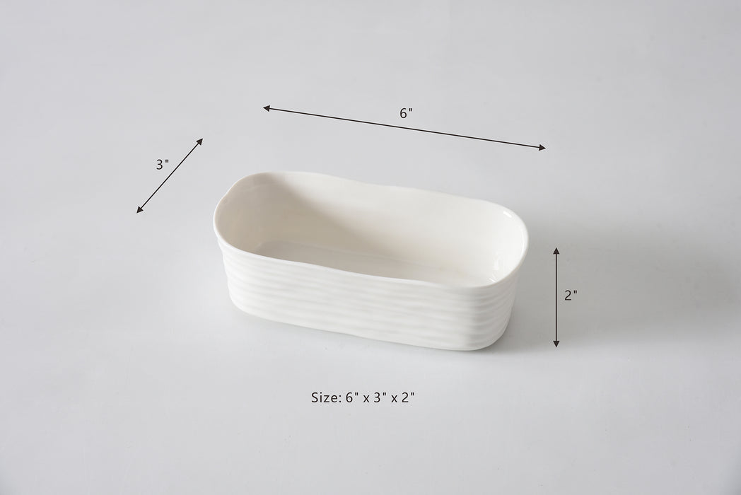 Pampa Bay Condiment Bowl, White