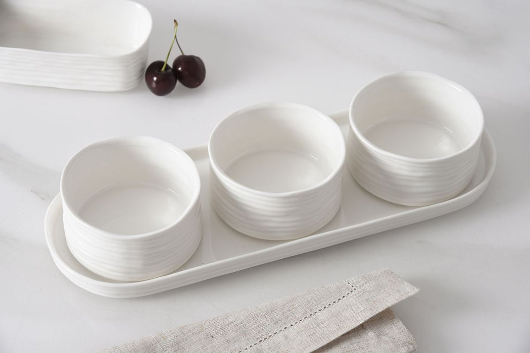 Pampa Bay Entertaining Set, White