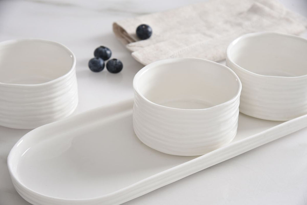 Pampa Bay Entertaining Set, White