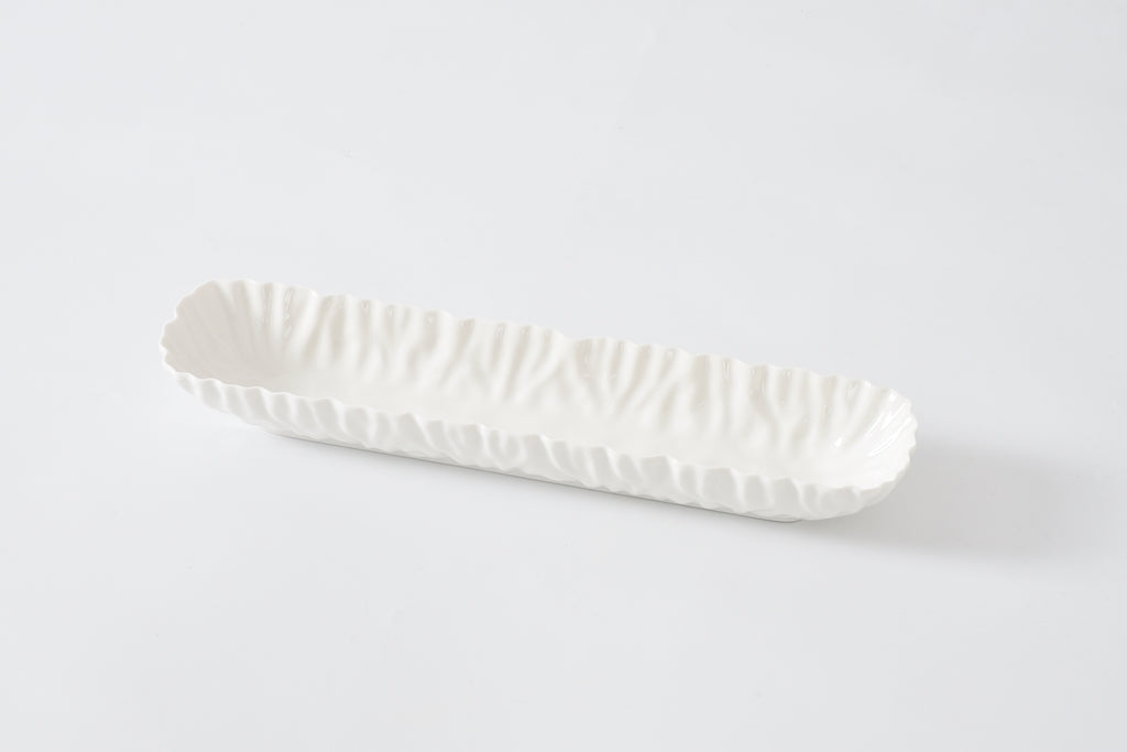Pampa Bay Cracker Tray, White