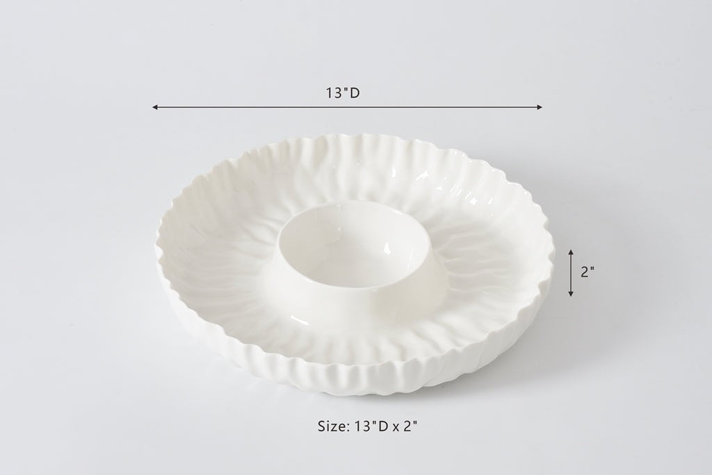 Pampa Bay Chip & Dip, White