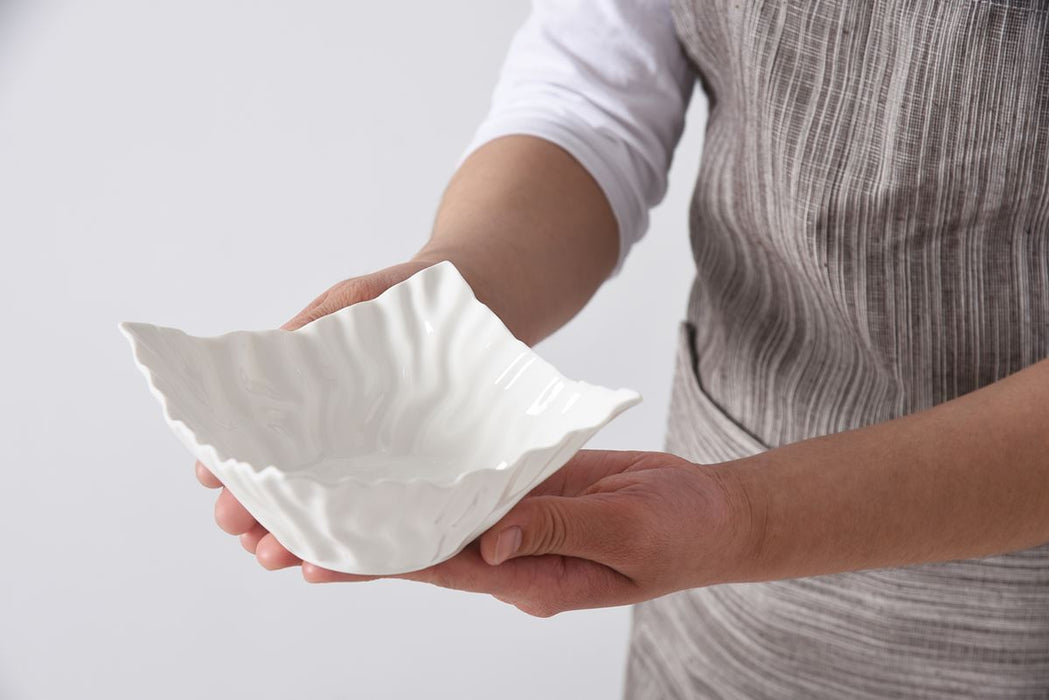 Pampa Bay Square Snack Bowl, White