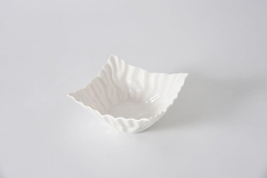 Pampa Bay Square Snack Bowl, White