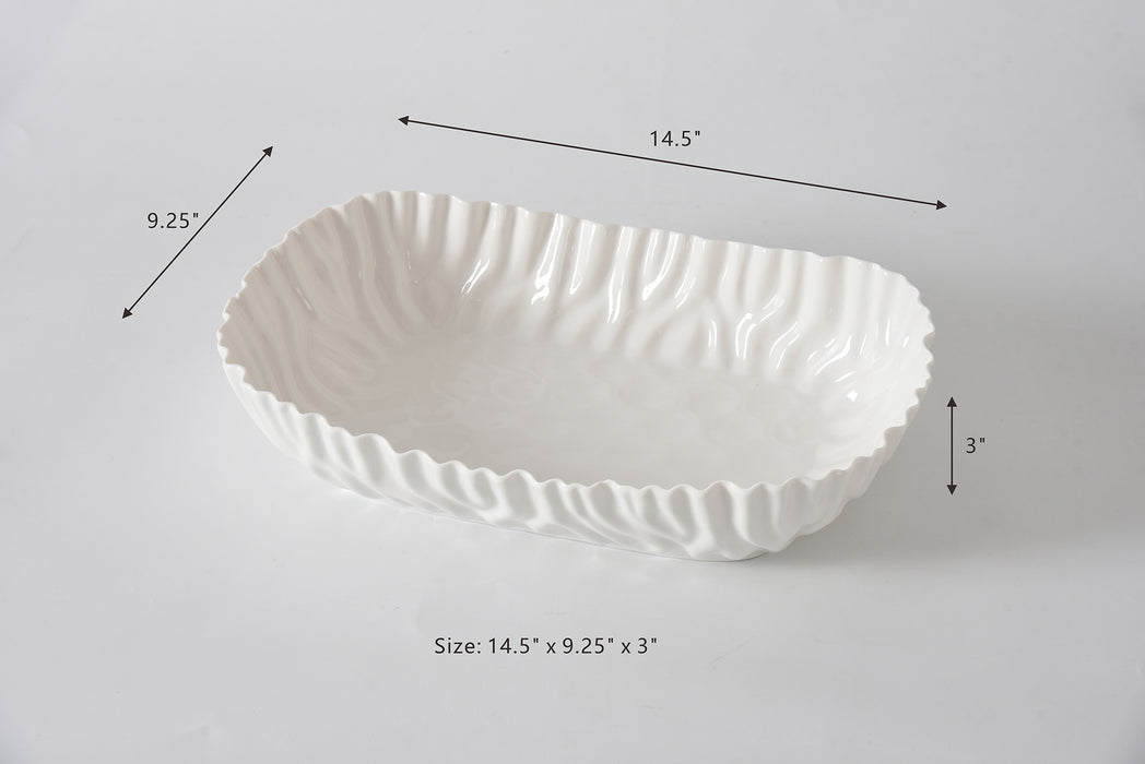 Pampa Bay Large Deep Server, White