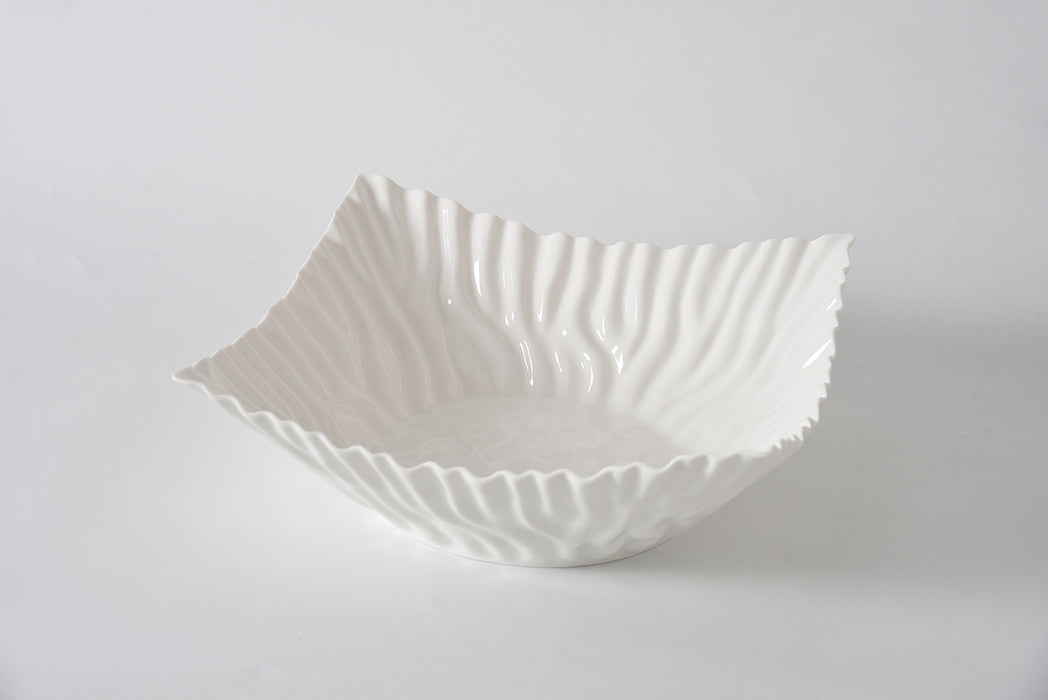 Pampa Bay Square Centerpiece, White