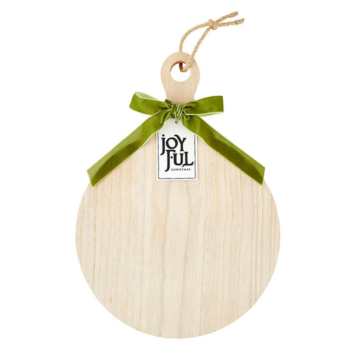 Round Natural Wood Board