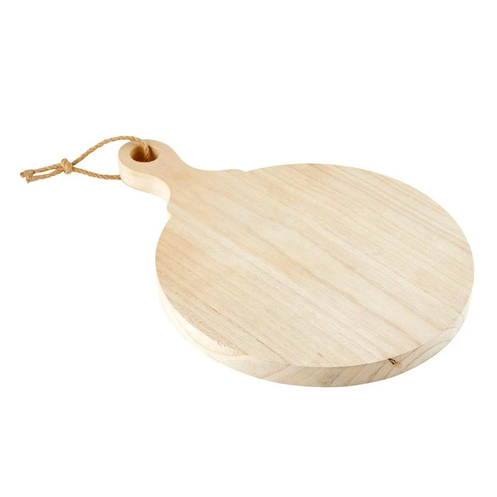 Round Natural Wood Board