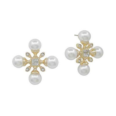 Earrings, Napa, Gold